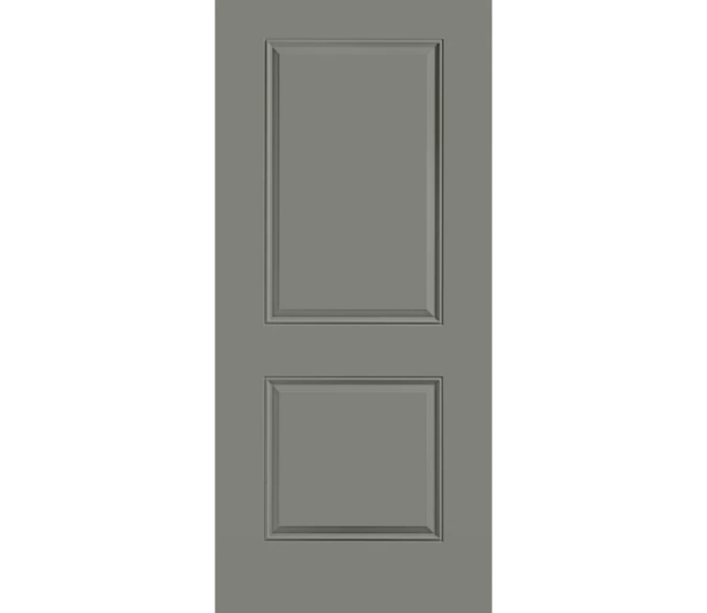 Charleston 2 Panel Square Steel Entry Door