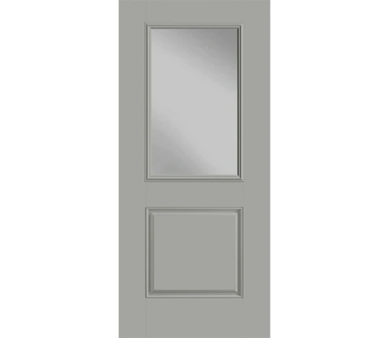 Charleston Half Light 1 Panel Fiberglass Entry Door