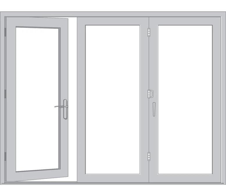 Charleston Pella Architect Reserve Series Contemporary Bifold Patio Door