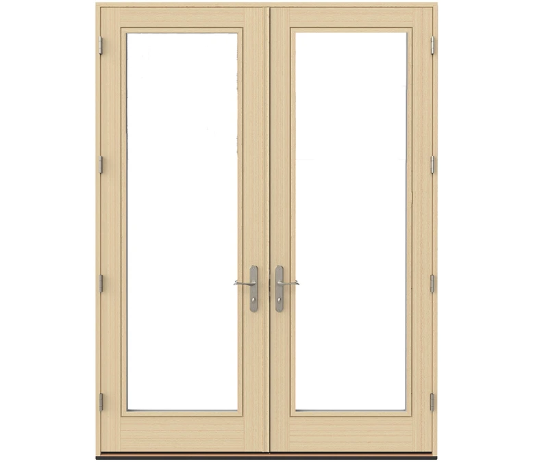 Charleston Pella Lifestyle Series Wood Double Hinged Patio Doors